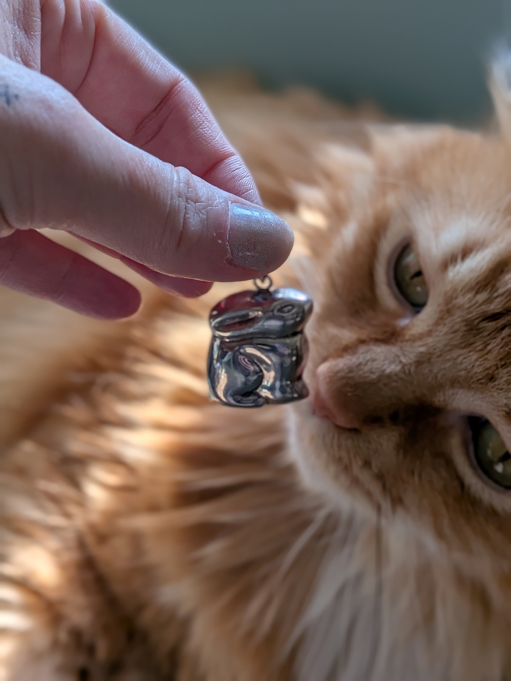 Sterling Silver Rabbit/Bunny Pendant - Picture 3 of 3